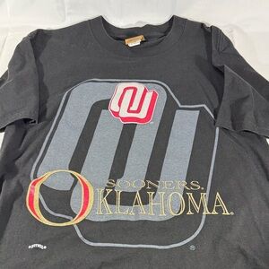 Oklahoma Sooners Black T-Shirt made In USA